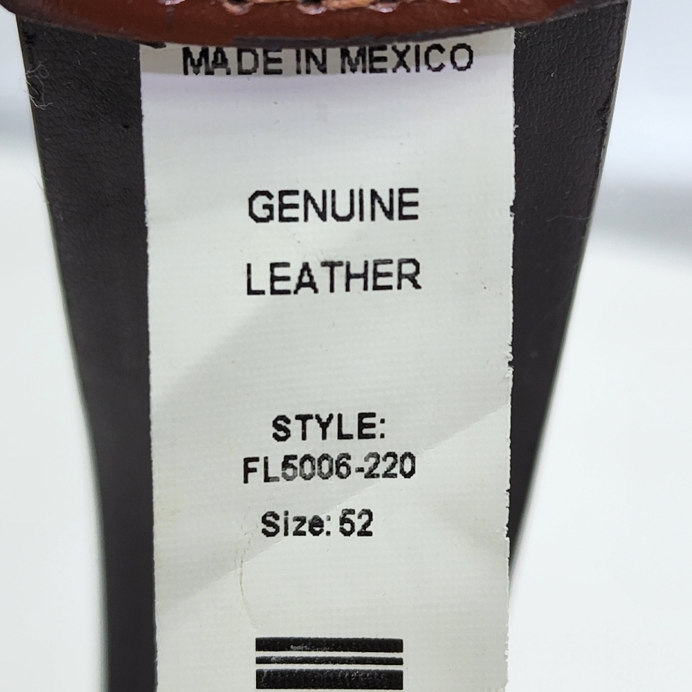 Florsheim Men's Carmine Genuine Leather Belt - Picture 5 of 6